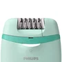 Philips BRE265/00 Depiladora Satinelle Essential con Cable, Luz Opti-Light, 2 Velocidades, 3 Accesorios, Cabezal Lavable para Piernas y Zonas Sensibles